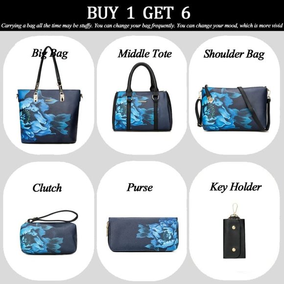 New 6 in 1 bundle * Designer Purses and Handbags - Picture 3 of 9